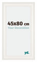 London Holz Bilderrahmen 45x80cm Weiss Vorne Messe | Yourdecoration.de