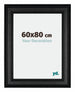 London Holz Bilderrahmen 60x80cm Schwarz Vorne Messe | Yourdecoration.de