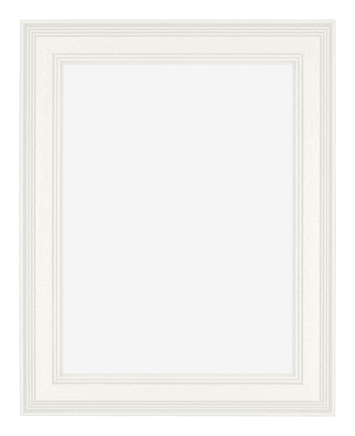 London Holz Bilderrahmen 75x100cm Weiss Vorne | Yourdecoration.de