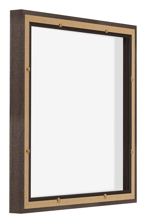 Lyon MDF Schattenfugenrahmen 1 1 Eiche Dunkel Ruckseite Schrag | Yourdecoration.de
