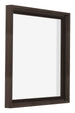 Lyon MDF Schattenfugenrahmen 1 1 Eiche Dunkel Vorne Schrag | Yourdecoration.de
