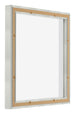 Lyon MDF Schattenfugenrahmen 1 1 Silber Matt Ruckseite Schrag | Yourdecoration.de