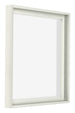 Lyon MDF Schattenfugenrahmen 1 1 Weiss Matt Vorne Schrag | Yourdecoration.de