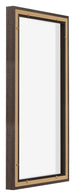 Lyon MDF Schattenfugenrahmen 1 2 Eiche Dunkel Ruckseite Schrag | Yourdecoration.de