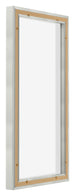 Lyon MDF Schattenfugenrahmen 1 2 Silber Matt Ruckseite Schrag | Yourdecoration.de