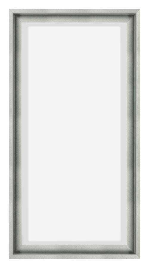 Lyon MDF Schattenfugenrahmen 1 2 Silber Matt Vorne | Yourdecoration.de