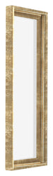 Lyon MDF Schattenfugenrahmen 1 3 Gold Antik Vorne Schrag | Yourdecoration.de