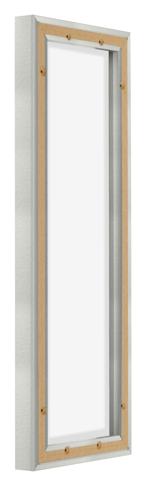 Lyon MDF Schattenfugenrahmen 1 3 Silber Matt Ruckseite Schrag | Yourdecoration.de