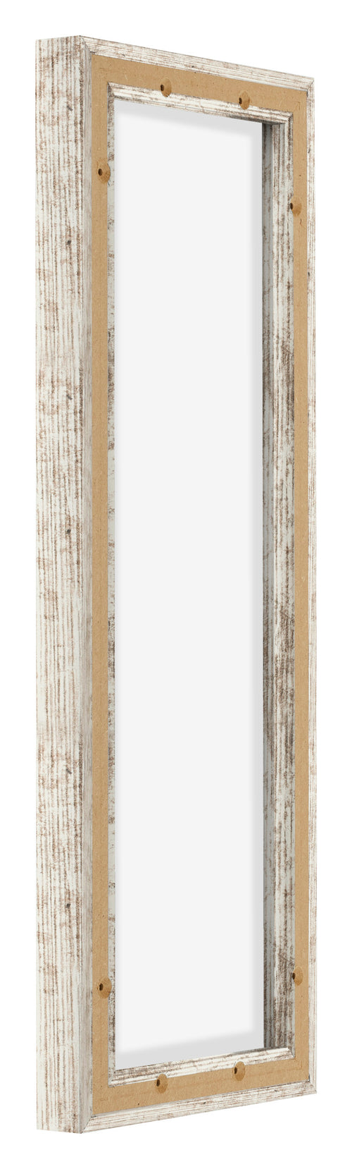 Lyon MDF Schattenfugenrahmen 1 3 Weiss Vintage Ruckseite Schrag | Yourdecoration.de