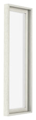 Lyon MDF Schattenfugenrahmen 1 3 White Wash Vorne Schrag | Yourdecoration.de