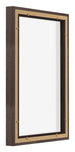 Lyon MDF Schattenfugenrahmen 2 3 Eiche Dunkel Ruckseite Schrag | Yourdecoration.de