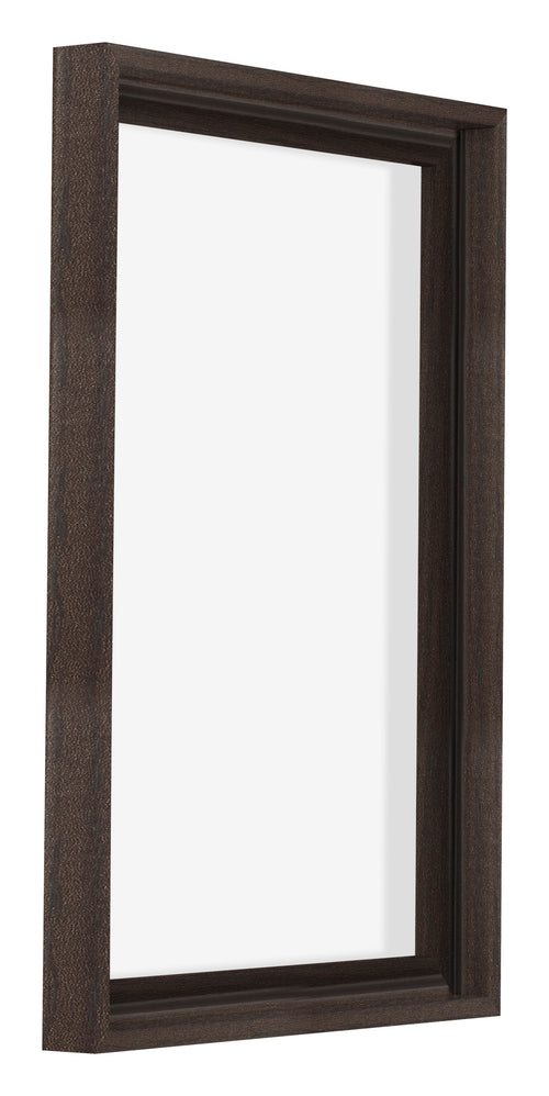 Lyon MDF Schattenfugenrahmen 2 3 Eiche Dunkel Vorne Schrag | Yourdecoration.de