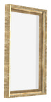 Lyon MDF Schattenfugenrahmen 2 3 Gold Antik Vorne Schrag | Yourdecoration.de
