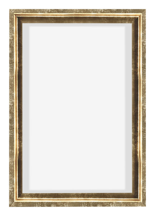 Lyon MDF Schattenfugenrahmen 2 3 Gold Antik Vorne | Yourdecoration.de