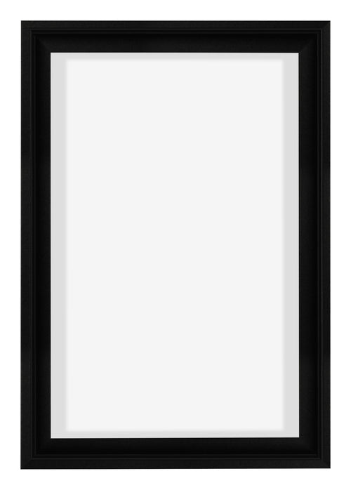 Lyon MDF Schattenfugenrahmen 2 3 Schwarz Matt Vorne | Yourdecoration.de