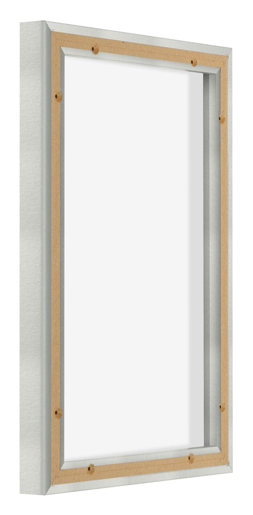 Lyon MDF Schattenfugenrahmen 2 3 Silber Matt Ruckseite Schrag | Yourdecoration.de