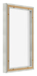 Lyon MDF Schattenfugenrahmen 2 3 Silber Matt Ruckseite Schrag | Yourdecoration.de