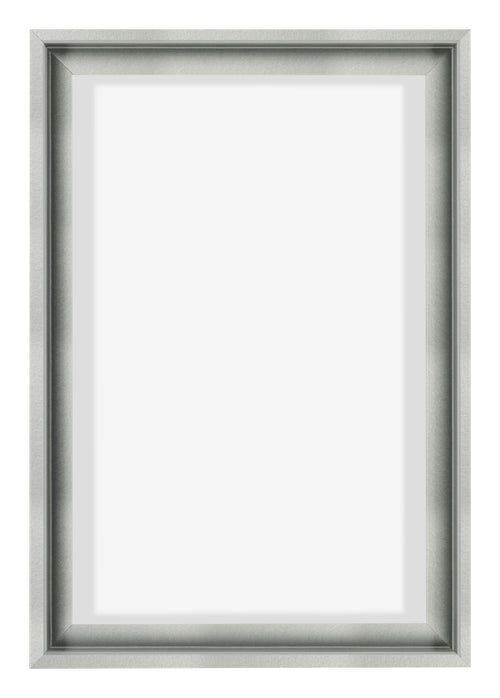 Lyon MDF Schattenfugenrahmen 2 3 Silber Matt Vorne | Yourdecoration.de