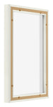 Lyon MDF Schattenfugenrahmen 2 3 Weiss Matt Ruckseite Schrag | Yourdecoration.de