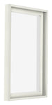 Lyon MDF Schattenfugenrahmen 2 3 Weiss Matt Vorne Schrag | Yourdecoration.de