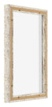 Lyon MDF Schattenfugenrahmen 2 3 Weiss Vintage Ruckseite Schrag | Yourdecoration.de