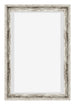 Lyon MDF Schattenfugenrahmen 2 3 Weiss Vintage Vorne | Yourdecoration.de