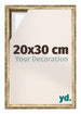 Lyon MDF Schattenfugenrahmen 20x30cm Gold Antik Vorne Messe | Yourdecoration.de