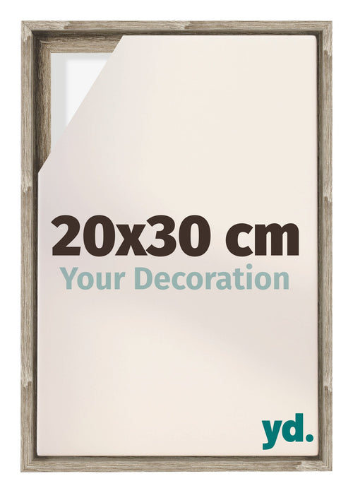 Lyon MDF Schattenfugenrahmen 20x30cm Sonoma Eiche Vorne Messe | Yourdecoration.de