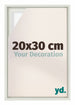 Lyon MDF Schattenfugenrahmen 20x30cm Weiss Matt Vorne Messe | Yourdecoration.de