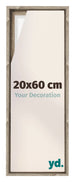 Lyon MDF Schattenfugenrahmen 20x60cm Sonoma Eiche Vorne Messe | Yourdecoration.de