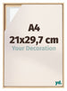 Lyon MDF Schattenfugenrahmen 21x29 7cm A4 Buche Vorne Messe | Yourdecoration.de