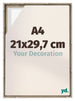 Lyon MDF Schattenfugenrahmen 21x29 7cm A4 Sonoma Eiche Vorne Messe | Yourdecoration.de