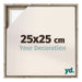 Lyon MDF Schattenfugenrahmen 25x25cm Sonoma Eiche Vorne Messe | Yourdecoration.de