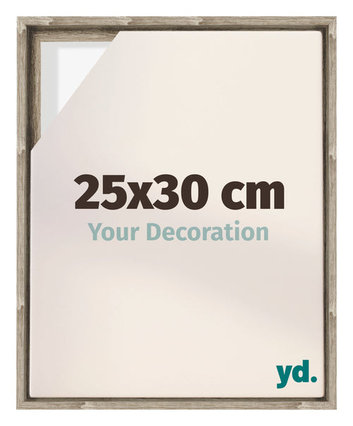 Lyon MDF Schattenfugenrahmen 25x30cm Sonoma Eiche Vorne Messe | Yourdecoration.de