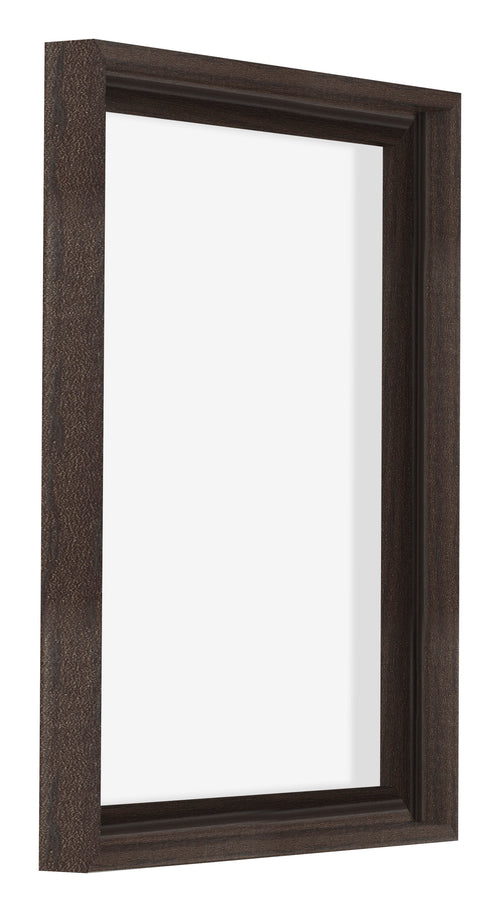 Lyon MDF Schattenfugenrahmen 3 4 Eiche Dunkel Vorne Schrag | Yourdecoration.de