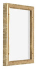 Lyon MDF Schattenfugenrahmen 3 4 Gold Antik Ruckseite Schrag | Yourdecoration.de