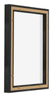 Lyon MDF Schattenfugenrahmen 3 4 Schwarz Matt Ruckseite Schrag | Yourdecoration.de