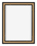 Lyon MDF Schattenfugenrahmen 3 4 Schwarz Matt Ruckseite | Yourdecoration.de