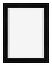 Lyon MDF Schattenfugenrahmen 3 4 Schwarz Matt Vorne | Yourdecoration.de