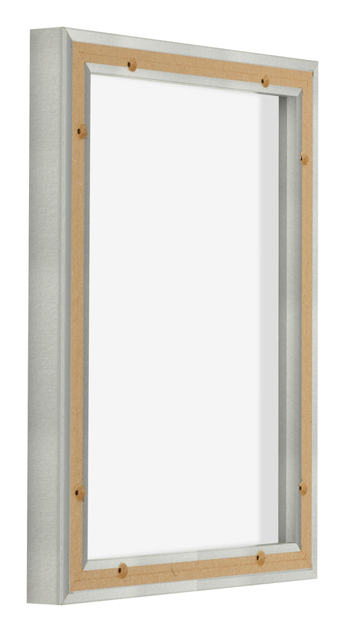 Lyon MDF Schattenfugenrahmen 3 4 Silber Matt Ruckseite Schrag | Yourdecoration.de