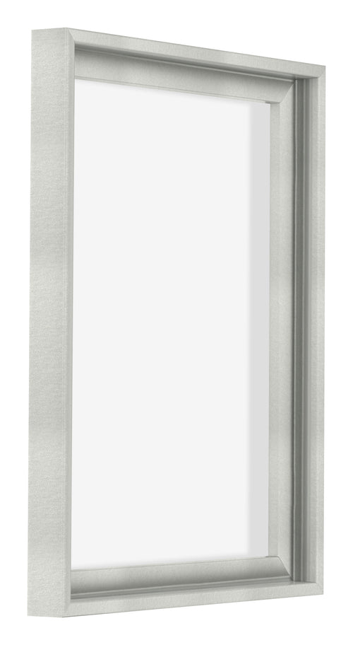 Lyon MDF Schattenfugenrahmen 3 4 Silber Matt Vorne Schrag | Yourdecoration.de