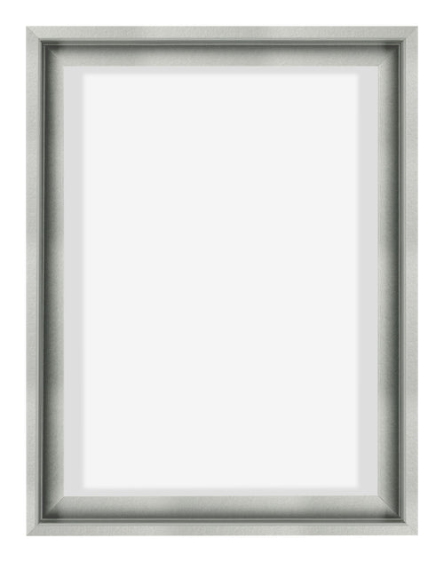 Lyon MDF Schattenfugenrahmen 3 4 Silber Matt Vorne | Yourdecoration.de