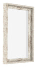 Lyon MDF Schattenfugenrahmen 3 4 Weiss Vintage Vorne Schrag | Yourdecoration.de