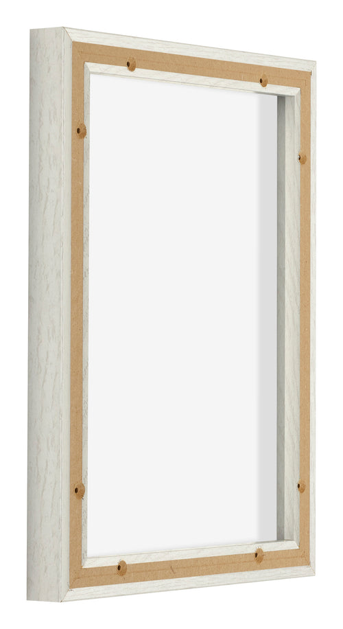 Lyon MDF Schattenfugenrahmen 3 4 White Wash Ruckseite Schrag | Yourdecoration.de