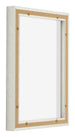 Lyon MDF Schattenfugenrahmen 3 4 White Wash Ruckseite Schrag | Yourdecoration.de