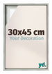 Lyon MDF Schattenfugenrahmen 30x45cm Silber Matt Vorne Messe | Yourdecoration.de