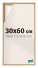 Lyon MDF Schattenfugenrahmen 30x60cm Buche Vorne Messe | Yourdecoration.de
