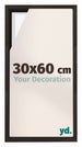 Lyon MDF Schattenfugenrahmen 30x60cm Eiche Dunkel Vorne Messe | Yourdecoration.de