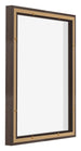 Lyon MDF Schattenfugenrahmen 4 5 Eiche Dunkel Ruckseite Schrag | Yourdecoration.de