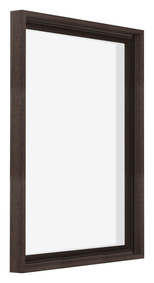 Lyon MDF Schattenfugenrahmen 4 5 Eiche Dunkel Vorne Schrag | Yourdecoration.de